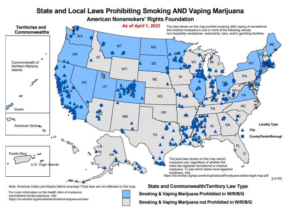 Teens and Vaping in Arizona USA MAP Dashboard